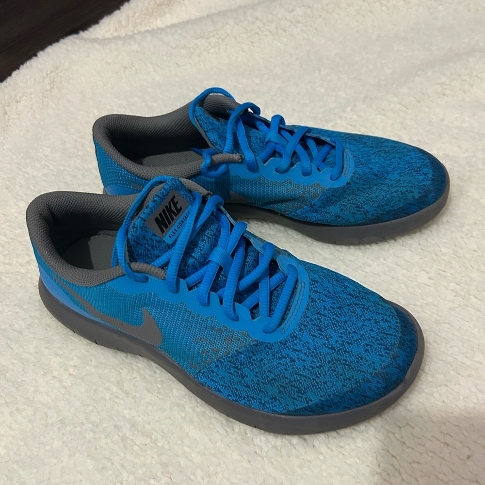 Nike Blue and Gray Women's Sneakers
